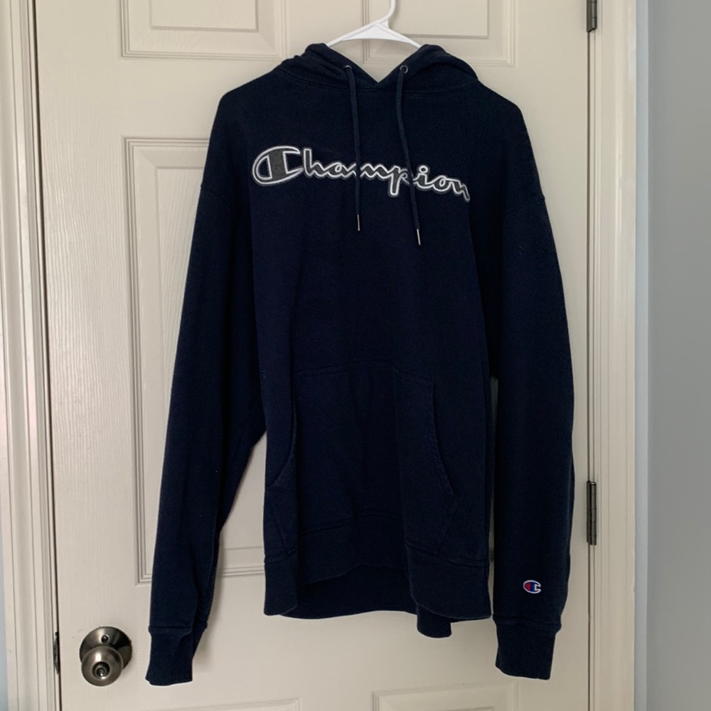 Champion Navy Hoodie